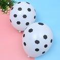 thumbnail image 2 of MasteelfCA 100Pcs 12Inch Party Balloon Soccer Latex Rubber Balloons for Decoration 3g (Football Pattern), 2 of 7