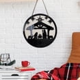 thumbnail image 4 of Adornos navideños, adornos navideños, regalos navideños, casa navideña tridimensional, colgante de madera, decoración para porche, espejo, adorno, pieza decorativa, 4 of 9