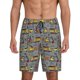 thumbnail image 1 of Fotbe Modern Excavator Pantalones Cortos de Pijama para Hombre, Ropa de Dormir, Pantalones de Pijama Cortos para Hombre-Large, 1 of 6