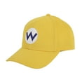thumbnail image 1 of Super Mario Wario Embroidery Cotton Twill B2 Structured Baseball Cap Traditional Adjustable, 1 of 6