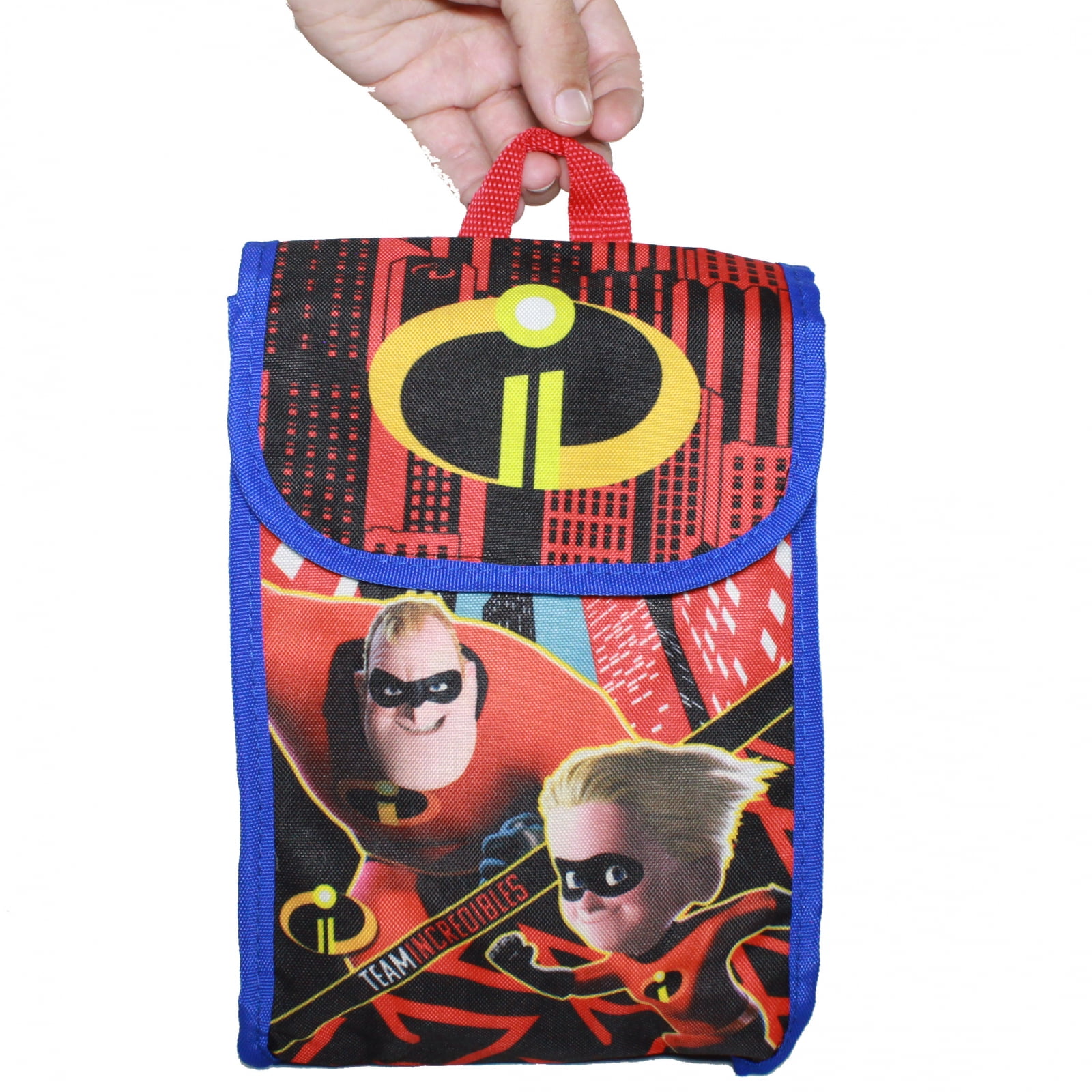 Lunch Bag,Bottles 5 Item Incredibles 16/" Backpack Set Comes with a utility case