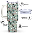 thumbnail image 3 of 40 Oz Dachshund Tumbler with Handle and Straw, Dog Travel Mug Water Bottle, Stainless Steel Insulated Cup with Lid and Straw, Birthday Christmas Gifts, 3 of 7
