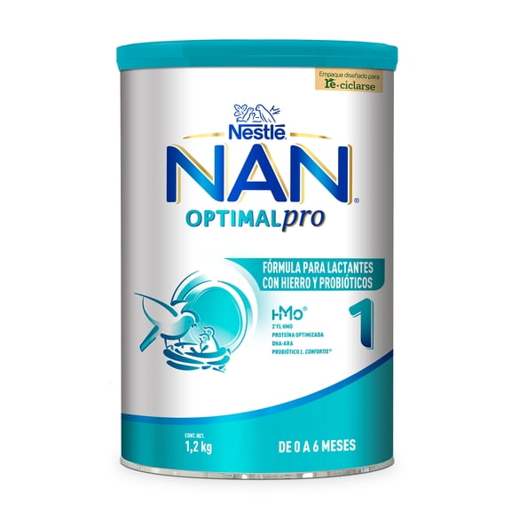 Fórmula para lactantes NAN Optimal Pro etapa 1 de 0 a 6 meses 1.2 kg