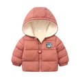 thumbnail image 2 of Hicidod Baby Boys Girls Hooded Puffer Jacket Winter Lightweight Fleece Lined Zipper Up Jacket Thick Warm Snow Outwear, 2 of 4
