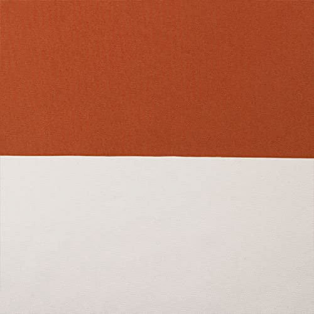 Exclusive Home Cabana Stripe Indoor/Outdoor Light Filtering Grommet Top Curtain Panel Pair, 54"x120", Mecca Orange