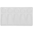 thumbnail image 1 of MasteelfCA 10-Well Rectangular Shape Palette Plastic Watercolor Leak Proof Painting Palette (White), 1 of 7