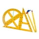 thumbnail image 4 of 4x Reglas de geometría matemática Regla triangular Brújula Transportador para pizarra de oficina escolar, 4 of 9