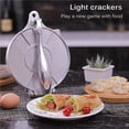 thumbnail image 3 of Mexican Pie Maker Aluminum Alloy Manual Durable Practical Pie efficient silver Presser, 3 of 7