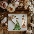 thumbnail image 5 of Vintage Victorian Lady Clear Stamps for DIY Cards Making Retro Dress Woman Clear Stamp Seals 5.83x8.27inch Transparent Stamps for DIY DIY Scrapbooking Photo Album Journal Home Decoration, 5 of 9