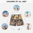 thumbnail image 6 of FORMRS Boys Swim Trunks Quick Dry Mesh Liner Boardshorts Sizes XS-XL, Skeleton with Sun, 6 of 7