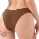 thumbnail image 3 of Gibobby Ropa interior termica Ropa interior de seda de hielo sin rastro para mujer Pantalones de triángulo sexy cómodos de cintura media(Café， XS), 3 of 4