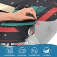 thumbnail image 4 of Yayeee Kitchen Valance Rod Pocket 54" x 18" Living Room Window Curtain, Abstract Stripes, 4 of 6