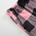 thumbnail image 4 of Flannel Women's Soft Plush Cute Pajama Pants Comfortable Wide Leg Casual Nightgown with Pockets, 4 of 9