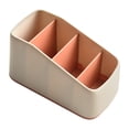 thumbnail image 2 of WinWay Remote Control Holder 4 Slot Desktop Storage Box Tv Remote Control Phone Trapezoidal Basket Stationery organizer Case Home Hotel,Red, 2 of 10