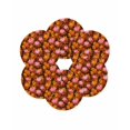 thumbnail image 7 of 15 Inch Round Placemats Set of 6, Pink Pumpkin Fall Non Slip Heat Insulation PP Table Mats, Thanksgiving Maple Leaves Autumn Washable Place Mats for Kitchen Dining Party Table Decor, 7 of 7