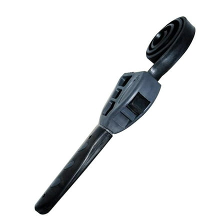 WRITWAA Small Rubber Strap Wrench Bottle Opener Black with Flexible Strap 2Pack