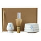 thumbnail image 1 of Juego completo de té matcha japonés, cuenco de matcha de 580 ml, accesorios de té para uso japonés. azul 4 hojas, 1 of 3