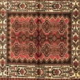 thumbnail image 1 of Ahgly Company Indoor Square Persian Brown Traditional Area Rugs, 4' Square, 1 of 4