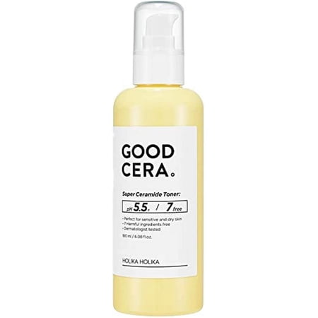 Holika Holika Good Cera Super Ceramide Toner - Hydrating Face Toner for Women - Korean Skin Care Skin Toner for Dry Skin - Facial Skin Care Products Toner for Face (180ml 6.08 fl oz)