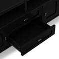 thumbnail image 4 of Simpli Home Warm Shaker Wood 72" Transitional TV Media Stand in Black For TVs up to 80", 4 of 14