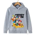 thumbnail image 4 of Sudadera con capucha con estampado de Minnie Mickey para niños y niñas, ropa deportiva informal para primavera y otoño, ropa para niños en 2D, 4 of 5