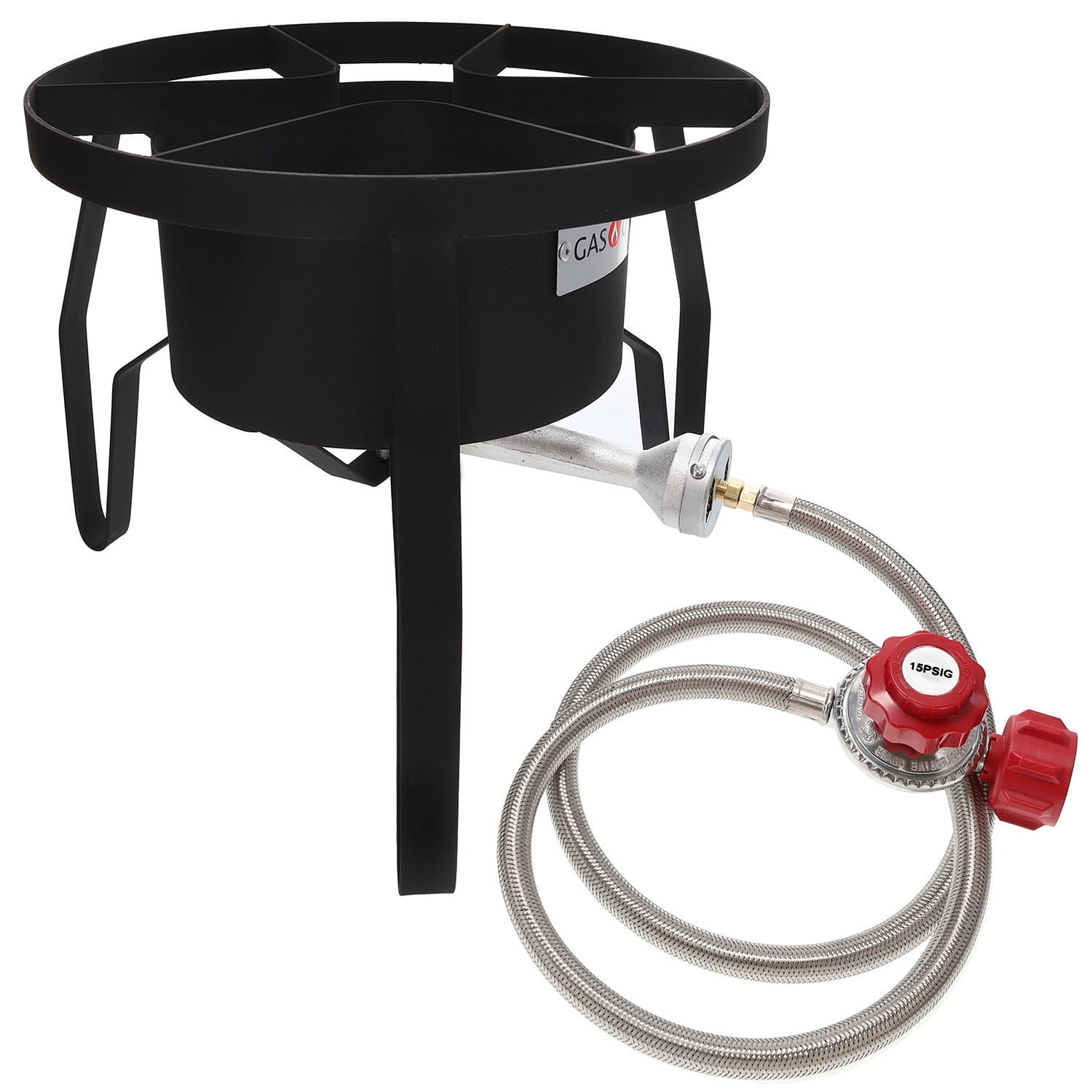 GasOne B-5300-15 High Pressure Outdoor Propane Burner Gas Cooker Weld ...