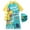 Green, variant on Akiihool Boys Swimsuit Boys Two Piece Rash Guard Swimsuits Kids Sunsuit Swimwear Sets (Blue,5-6 Years)