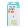 thumbnail image 1 of Pen+Gear  1.25 inch, 12 count, Colored Colored Binder Paper Clips Medium Size, Paper Clamps for Office Supplies, 1 of 4