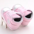 thumbnail image 3 of Bébé Fille Enfant en Bas Âge Polka Dot Anti-Dérapant Semelle Souple Lacet Chaussures de Lit de Chaussures, 3 of 5