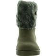 thumbnail image 3 of GBG Los Angeles Womens Aleya Faux Suede Cold Weather Ankle Boots, 3 of 3