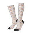 thumbnail image 2 of Balery Butterfly Flower Printed Novelty Socks Men's Women's Crew Socks Sports Socks Knee High Socks Cotton Socks Quirky and Cool Socks, 2 of 9