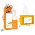 thumbnail image 5 of Kokovifyves 3pcs Ginger Yellow Soap Facial Cleanser Ginger Set Facial Cleanser Bath 100ml, 5 of 9