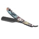 thumbnail image 1 of Men's Straight Edge Razor Stainless Steel Retro Folding Shaving Razor for Barber, 1 of 5