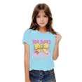 thumbnail image 6 of Babcutegg Kids Short Tops Sleeve Shirts for Girls Boys Cotton T-shirt Fashionable Cotton Pullover Light Blue Size 11 Years, 6 of 6