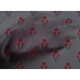 thumbnail image 4 of oneOone Cotton Poplin Fabric Leaves & Floral Block Print Sewing Fabric BTY 42 Inch Wide, 4 of 5