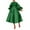 Green summer dresses, variant on SEMPAI Summer Dresses Dress Long Sleeve Crew Neck Solid Mid-Length Sundresses For Women 2025 Simple for Easter Women's Plus Dresses