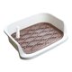 thumbnail image 2 of Inodoro para perros, bandeja de orinal para cachorros, bandeja de arena para mascotas, herramienta de limpieza, bandeja de orinal para interiores anti Café con leche, 2 of 8