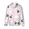 thumbnail image 3 of Kll Cute Panda Print Men'S Women’s Upf 50+ Sun Protection Outdoor Hoodie Jacket Long Sleeve Fishing Hiking Performance Shirt- X-Large, 3 of 8