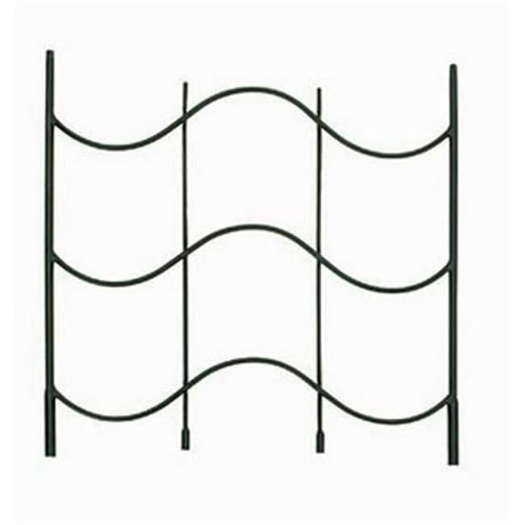 Achla Waves Trellis Extension, Black, 24"H