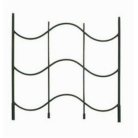 Achla Waves Trellis Extension, Black, 24"H