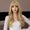 Gold, variant on Ladies Natural Long Blonde Curly Hair Blonde Chemical Fiber Wig with Bangs