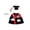 Red, variant on Graduation Season Goose Costume Set for Outdoor Lawn and Porch Decoration, Red