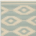 thumbnail image 6 of SAFAVIEH Linden Celandine Geometric Area Rug, Cream/Aqua, 4' x 6', 6 of 7