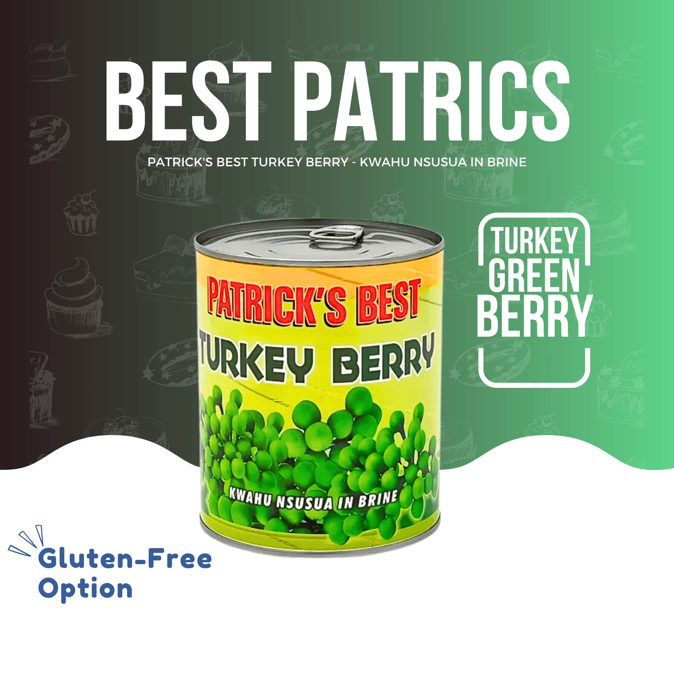 Patrick's Best Turkey Berry-800g-Rich In Flavor Turkey Berry