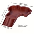 thumbnail image 5 of HLONK [Reptile Pool with Ramp] Reptile Pool with Ramp | Turtle Water Bowl  Feeding Dish for Lizards  Snakes  Bearded Dragons - Aquatic Habitat Decor, 5 of 5