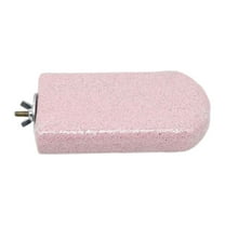 Parrot Stand Beak Grinding Stone Perch Platform Pink Volcanic Stone Trimming for Cockatiels Lovebirds Budgies