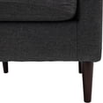 thumbnail image 4 of Mainstays Kinley Lounge Arm Chair, Dark Gray Polyester Fabric, 4 of 6