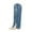 Blue Oversized, variant on Fesfesfes Boots Women Oversized Color-blocking Pointed High-heeled High-top Knee-length US:4.5(35)