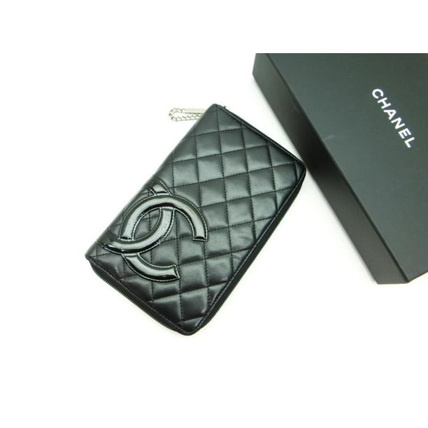 Chanel Quilted Cambon Ligne Zip Around Organizer Wallet 237002 