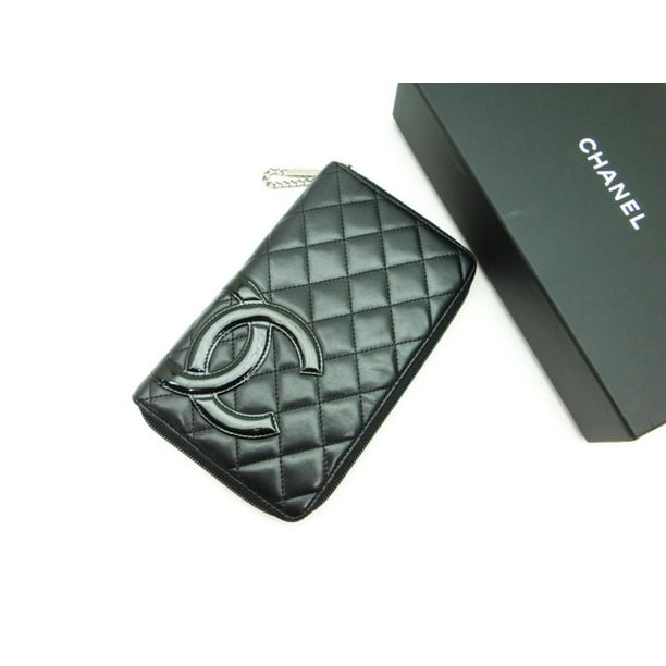 Chanel Quilted Cambon Ligne Zip Around Organizer Wallet 237002 Chanel Quilted Cambon Ligne Zip Around Organizer Wallet 237002